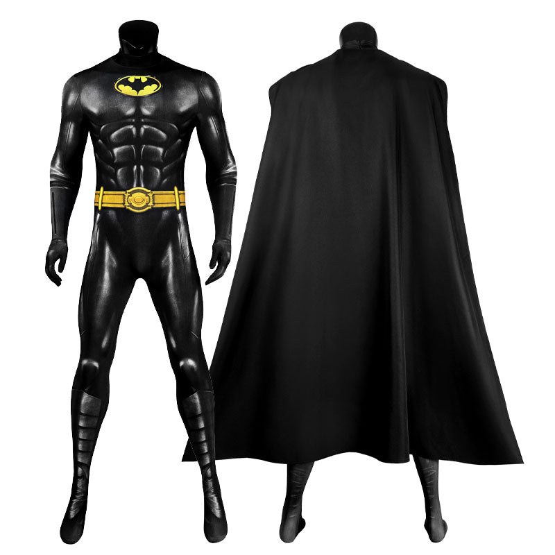 The Flash 2023 Batman Black Jumpsuit Cosplay Costumes