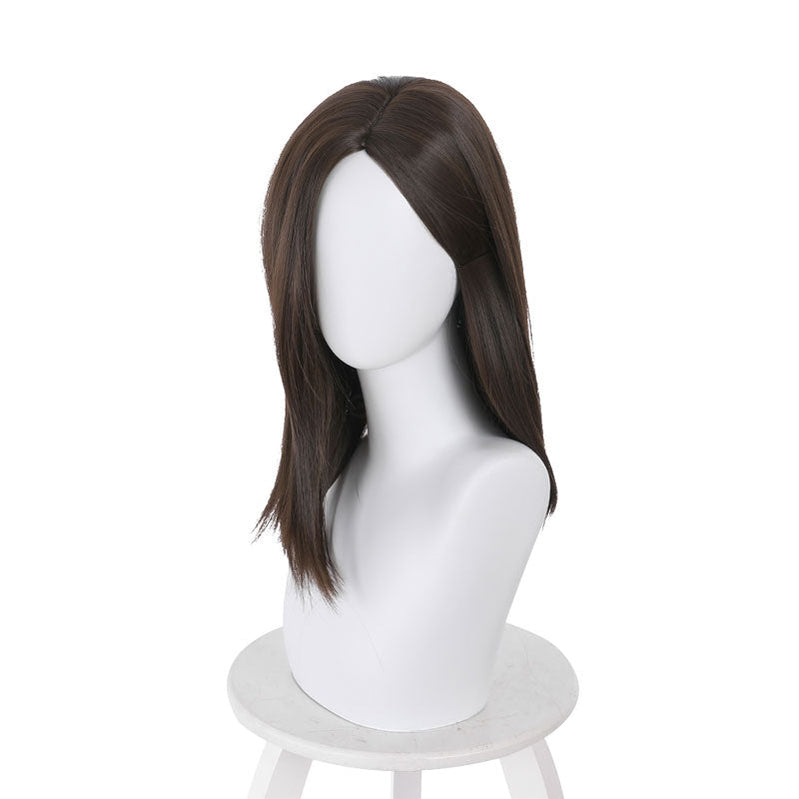 Resident Evil Village Cassandra Dimitrescu Dark Brown Long Cosplay Wigs