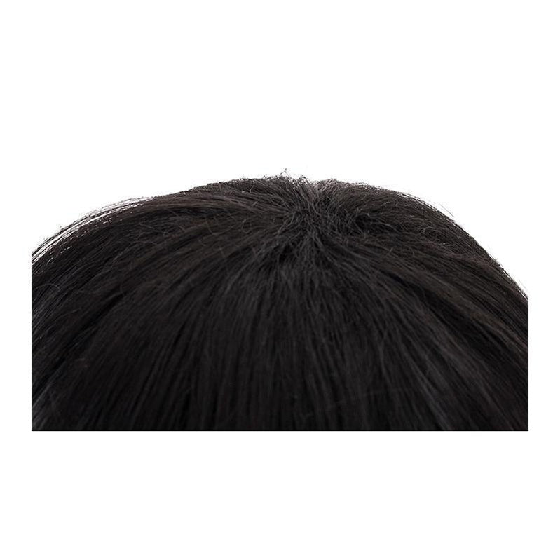Demon Slayer Kimetsu no Yaiba Tomioka Giyuu Long Straight Black Cosplay Wigs