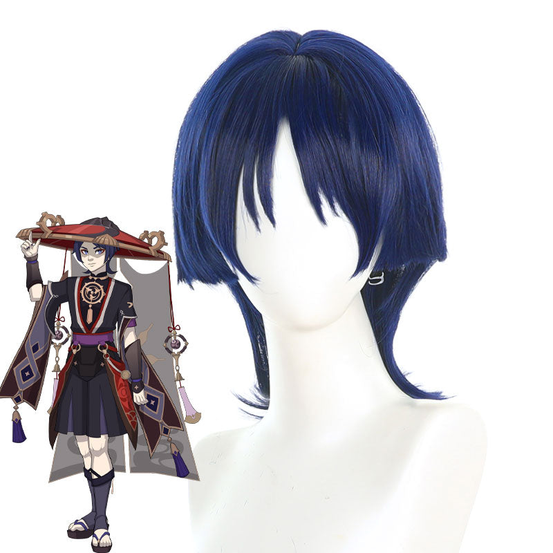 Genshin Impact Scaramouche Cosplay Wigs