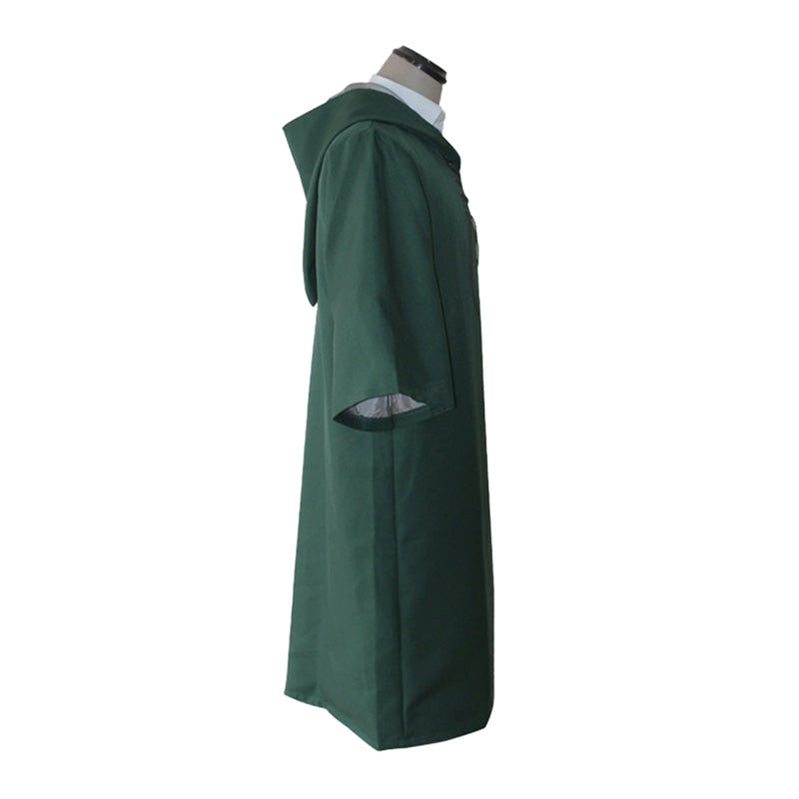 Harry Potter Hogwarts Slytherin Quidditch Team Cloak Cosplay Costume