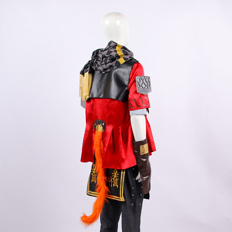 Final Fantasy XIV: Endwalker G’raha Tia Red Cat Cosplay Costume