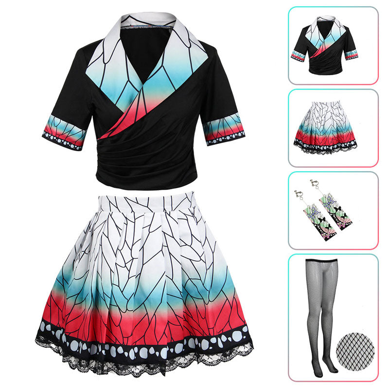 Demon Slayer Kimetsu no Yaiba Shinobu Kochou Cosplay Costumes