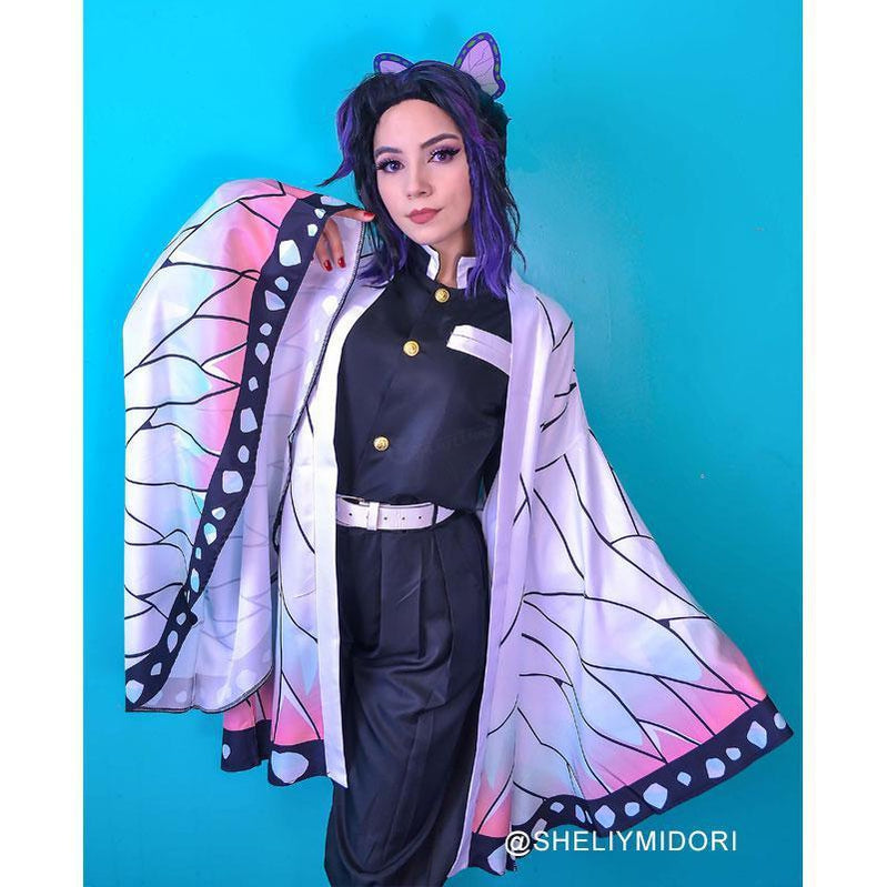 Demon Slayer Kimetsu no Yaiba Shinobu Kocho Cosplay Costume