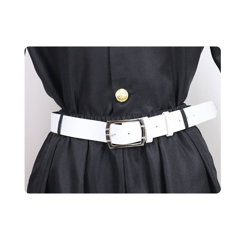 Demon Slayer Kimetsu no Yaiba Iguro Obanai Black White Cosplay Costumes