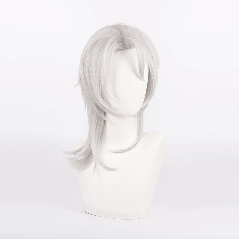 Demon Slayer Kimetsu no Yaiba Uzui Tengen Silver Long Cosplay Wigs