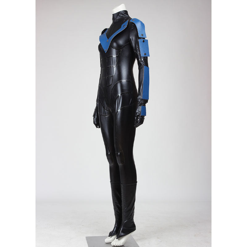 Batman: Arkham City Nightwing Richard John Dick Grayson Female Cosplay Costume