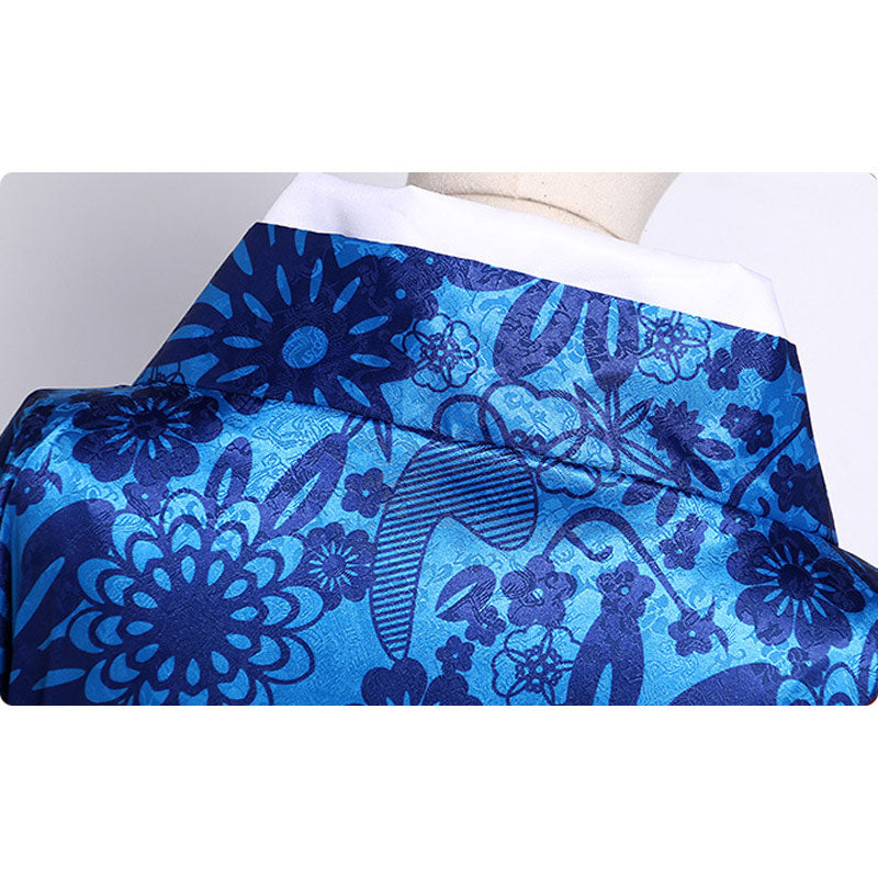 Demon Slayer Kimetsu no Yaiba Inosuke Hashibira Blue Cosplay Costumes