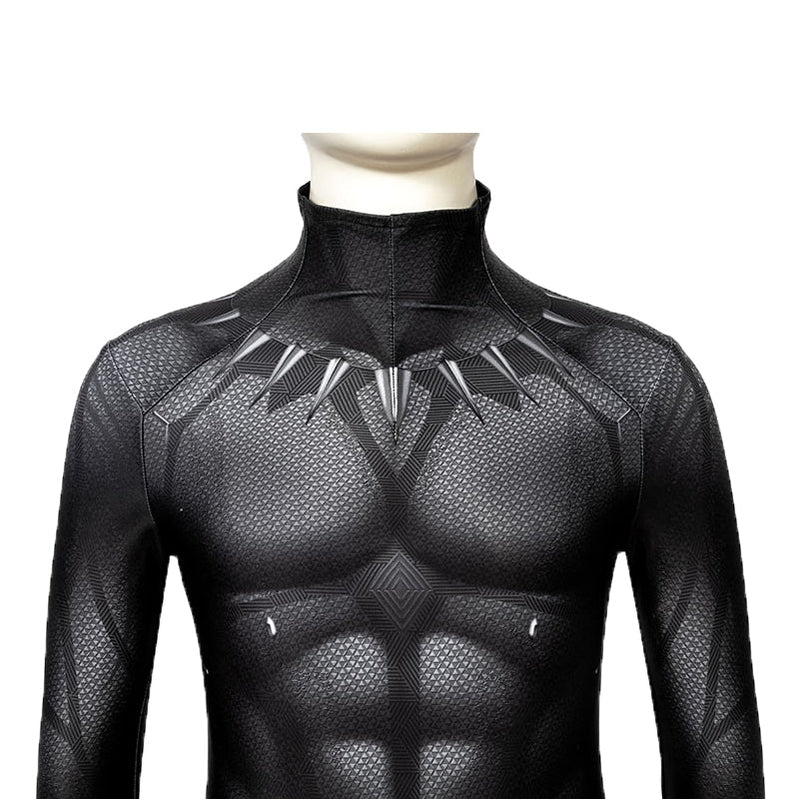 Captain America Civil War Black Panther Children Jumpsuit Cosplay Costume