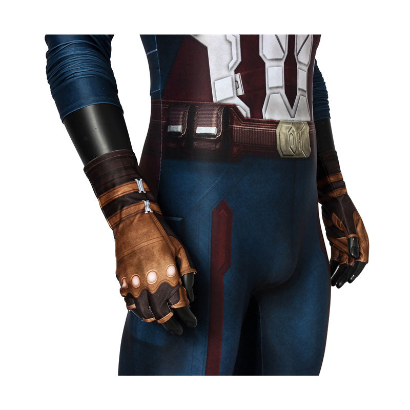 Avengers 3 Infinity War Captain America Steve Rogers Jumpsuit Cosplay Costumes