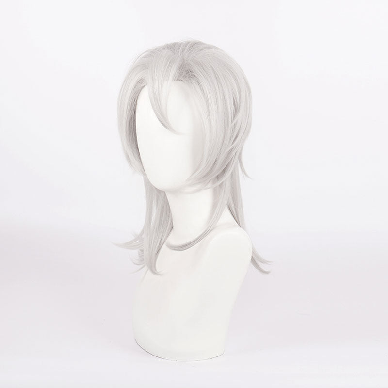 Demon Slayer Kimetsu no Yaiba Uzui Tengen Silver Long Cosplay Wigs
