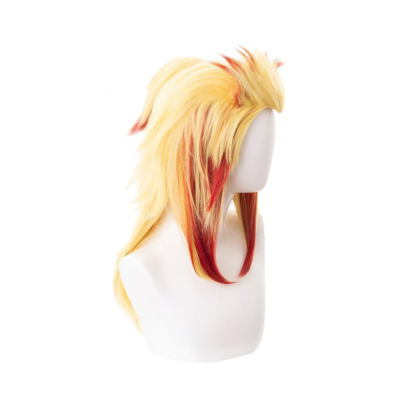 Demon Slayer Kimetsu no Yaiba Rengoku Kyoujurou Cosplay Wigs