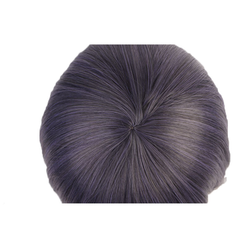 Genshin Impact Kujo Sara Blue Gradient  Short Cosplay Wigs