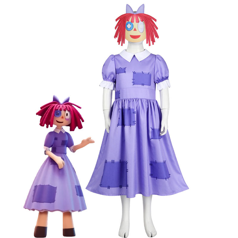 The Amazing Digital Circus Ragatha Kids Cosplay Costumes