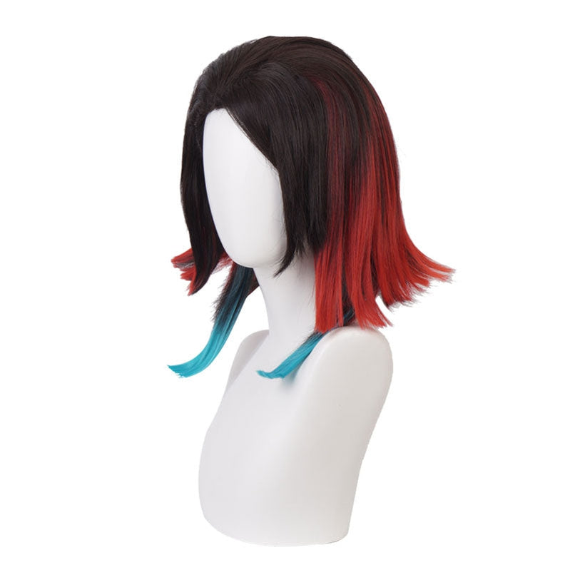 Demon Slayer Kimetsu no Yaiba Mugen Ressha-hen Tanjirou Enmu Cosplay Wigs