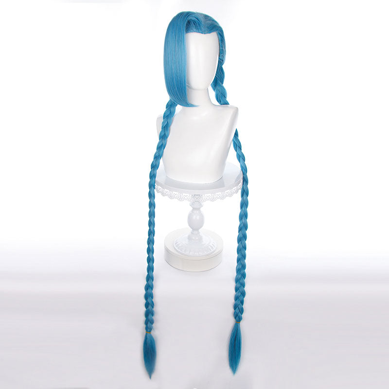 LOL Arcane Jinx  Blue Bunches Cosplay Wigs