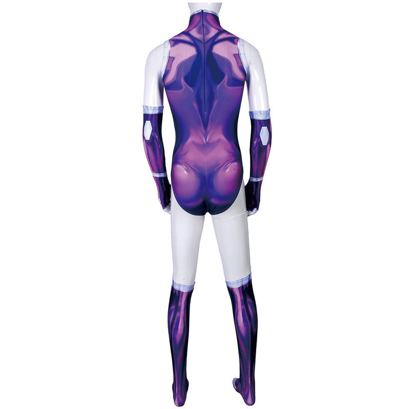 DC New Teen Titans Go Starfire Jumpsuit Cosplay Costumes
