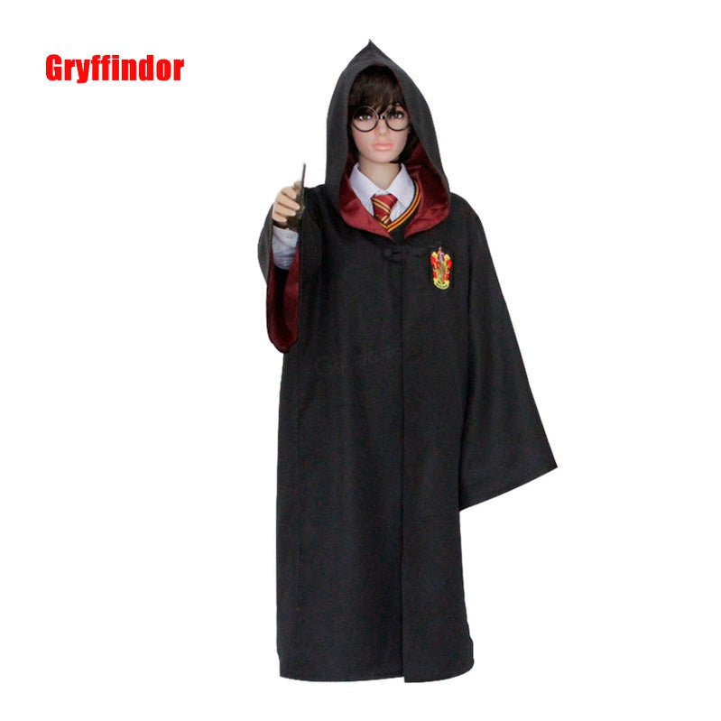 Harry Potter Gryffindor and The Four Houses of Hogwarts Cosplay Magic Robe