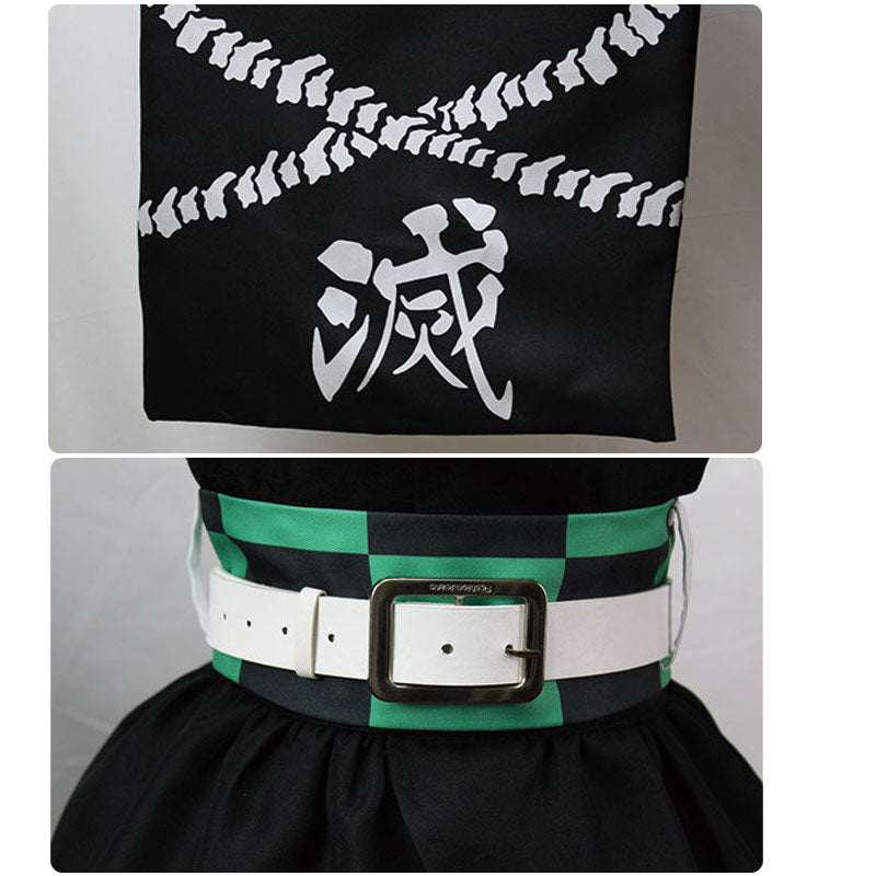 Anime Demon Slayer: Kimetsu no Yaiba Tanjiro Kamado Dress Cosplay Costumes