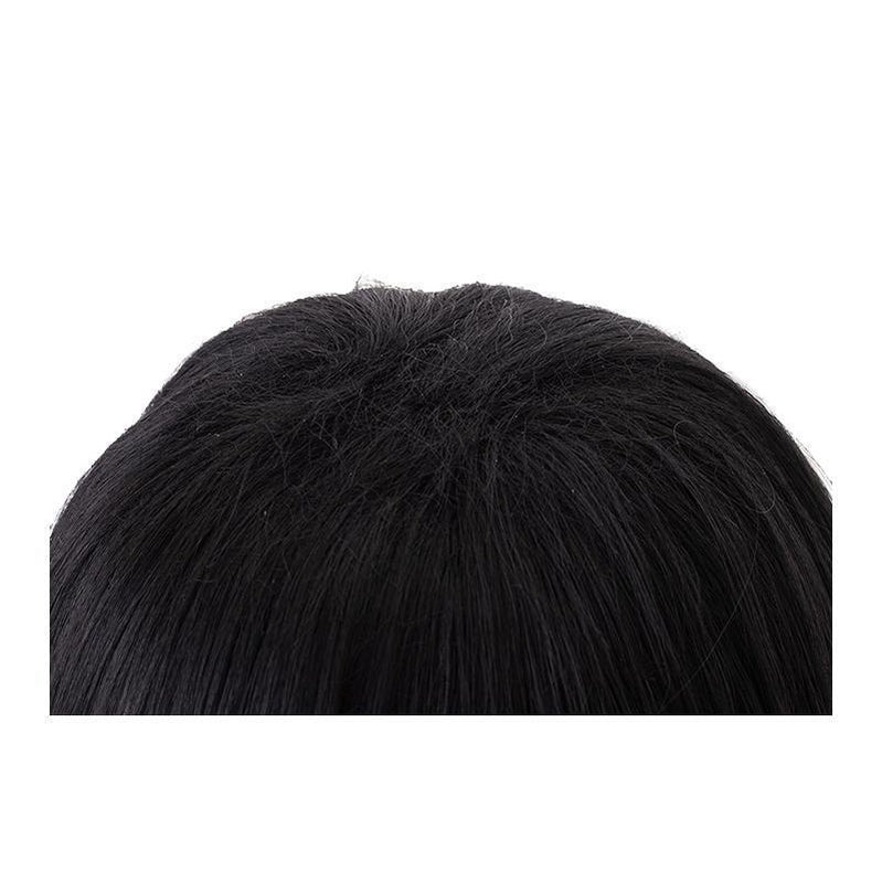 Demon Slayer Kimetsu no Yaiba Iguro Obanai Short Layer Black Cosplay Wigs