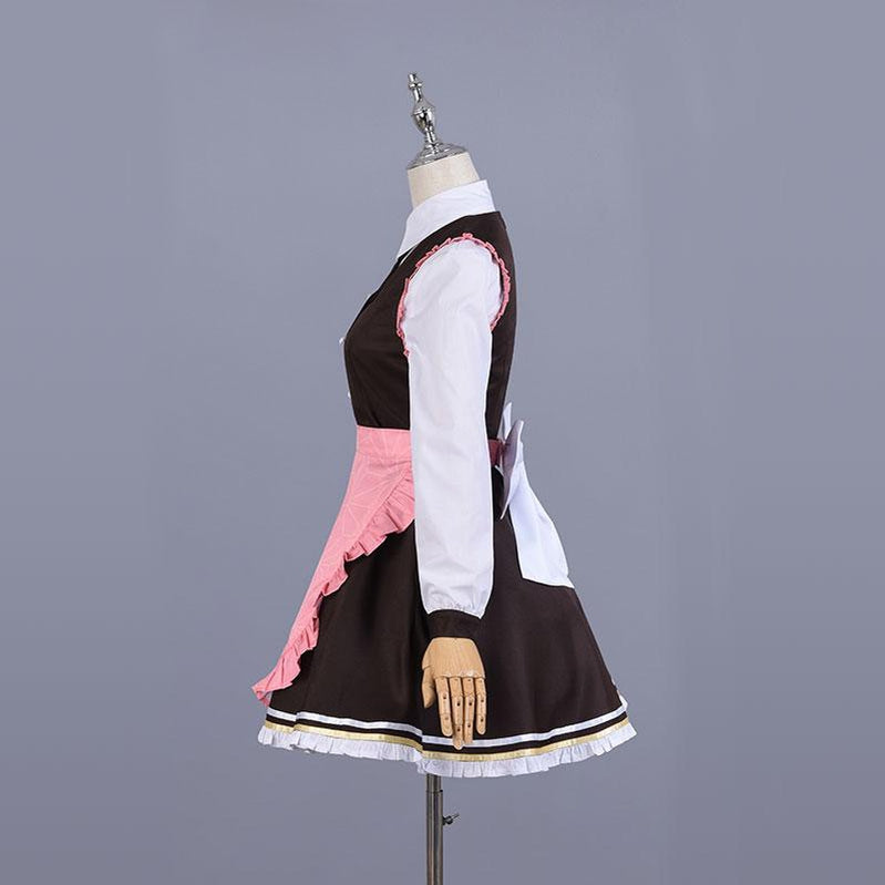 Demon Slayer Kimetsu no Yaiba Nezuko Kamado Maid Outfit Cosplay Costumes