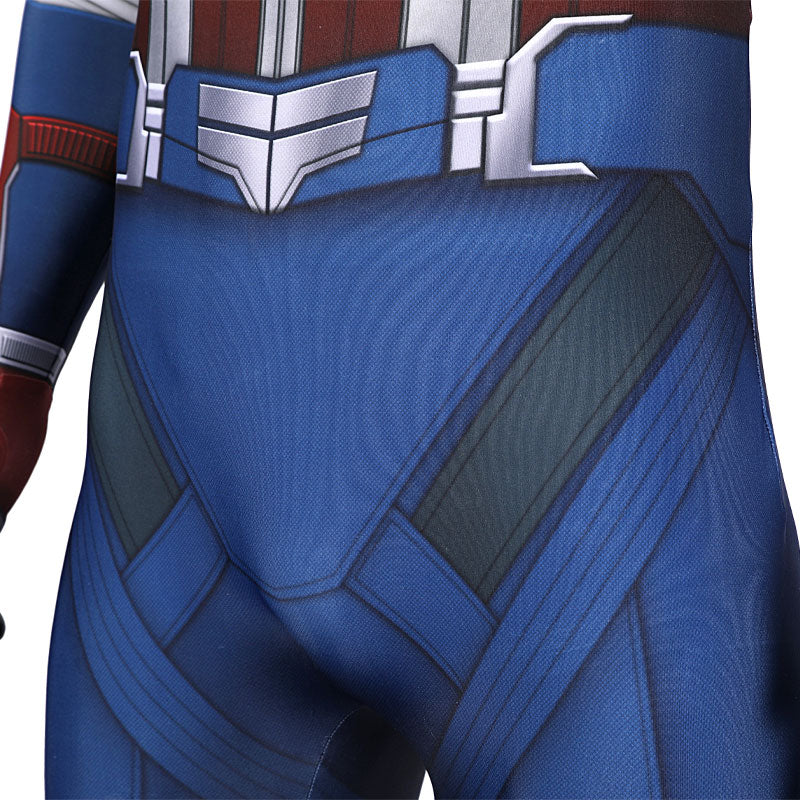 The Falcon and The Winter Soldier Sam Wilson New Captain America Jumpsuit Cosplay Costumes