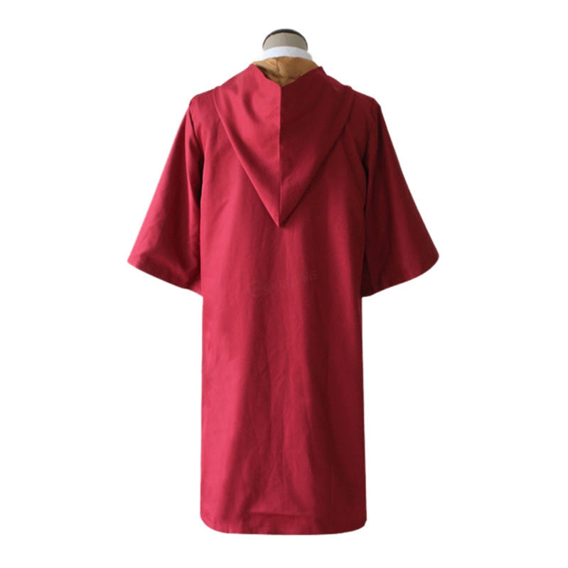 Harry Potter Hogwarts Gryffindor Quidditch Team Cloak Cosplay Costume