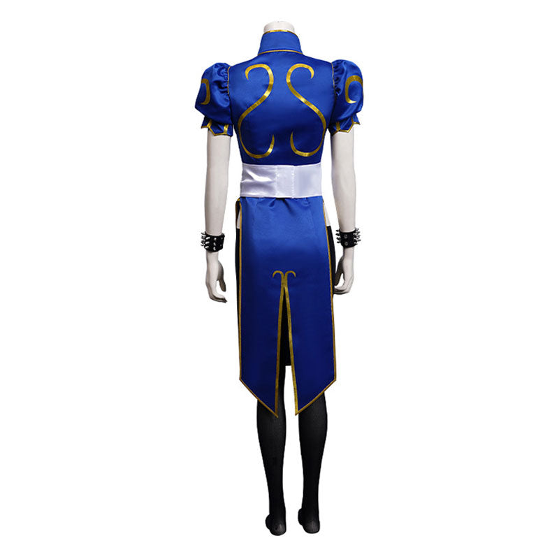 Street Fighter 6 Chun-Li Blue Cosplay Costumes
