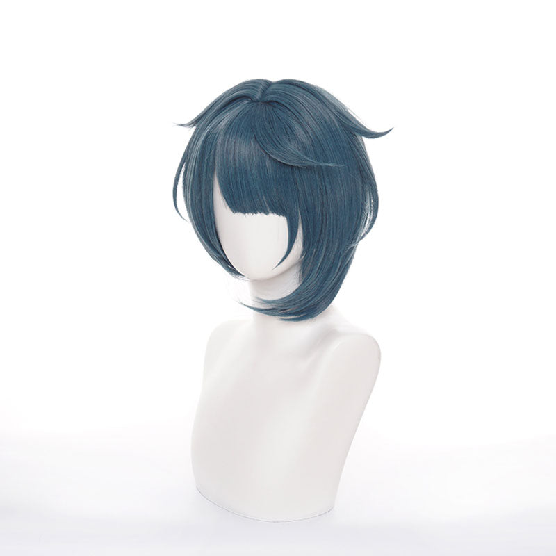 Genshin Impact Xingqiu Navy Blue Cosplay Wigs