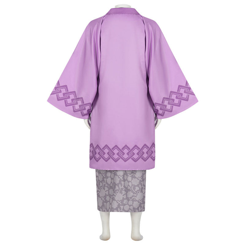 Anime Demon Slayer Kimetsu no Yaiba Genya Shinazugawa Cosplay Costumes