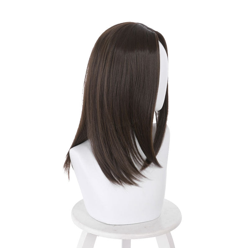 Resident Evil Village Cassandra Dimitrescu Dark Brown Long Cosplay Wigs