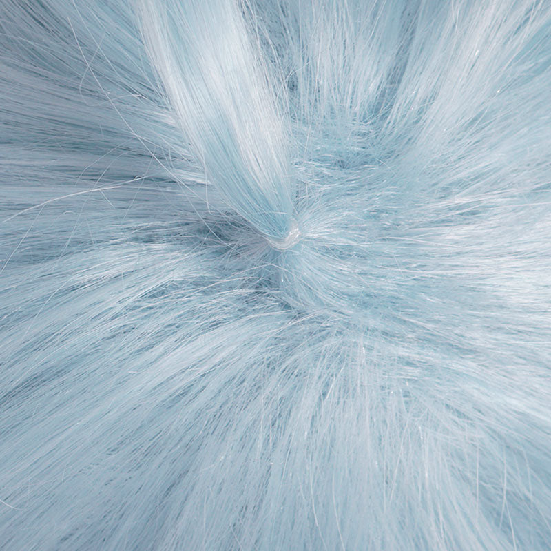 Genshin Impact Chongyun Light Cyan Halloween Cosplay Wigs