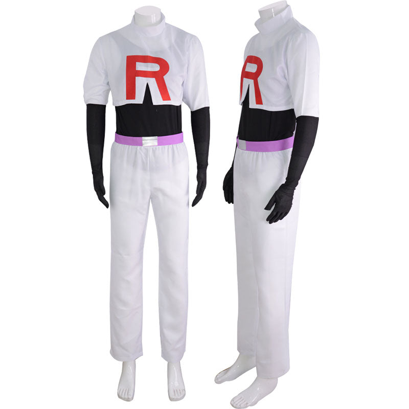 Pokemon and Digimon Jessie James Uniform Cosplay Costumes
