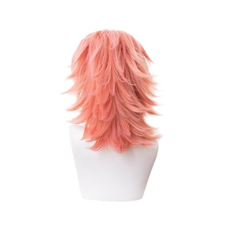 Demon Slayer Kimetsu no Yaiba Sabito Orange Pink Cosplay Wigs