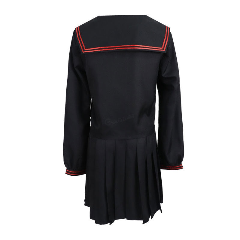 Demon Slayer Kimetsu no Yaiba Nezuko Kamado Makomo School Uniform Cosplay Costumes