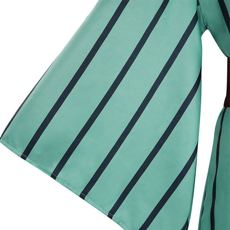 Demon Slayer Kimetsu no Yaiba Giyuutarou Green Cosplay Costumes