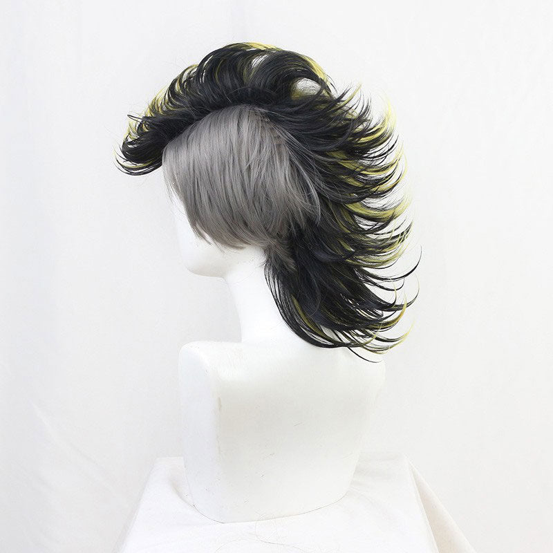 Demon Slayer: Kimetsu no Yaiba Genya Shinazugawa Cosplay Wig