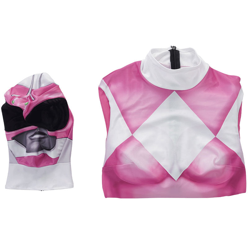 Mighty Morphin Power Rangers Ptera Ranger Pink Ranger Cosplay Costumes