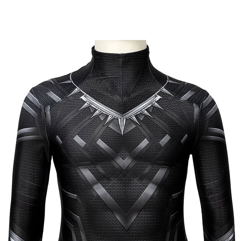 Black Panther Children Jumpsuit Cosplay Costume