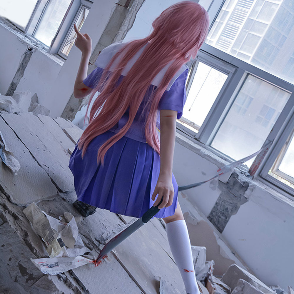 Future Diary Yuno Gasai Halloween Cosplay Costume