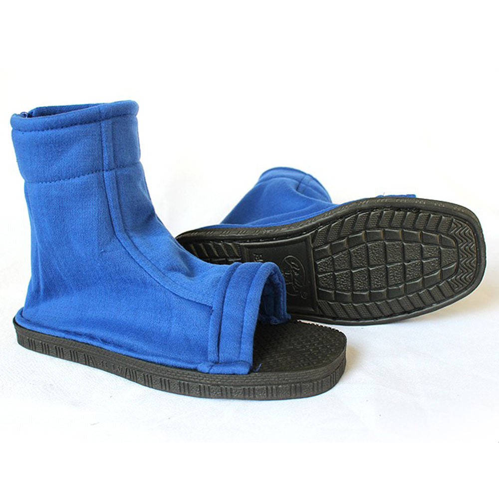 Naruto Konoha Halloween Blue Cosplay Shoes