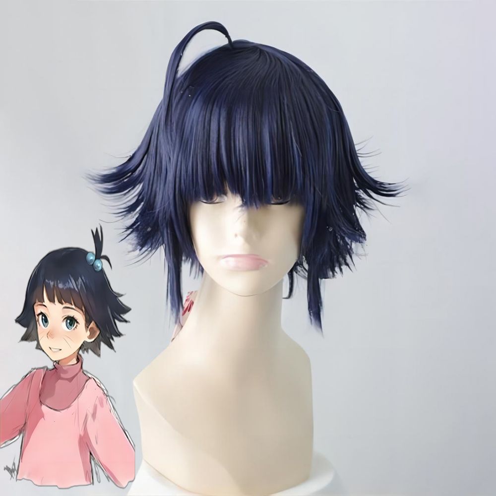 Himawari Uzumaki from Naruto Boruto Halloween Purple Cosplay Wig