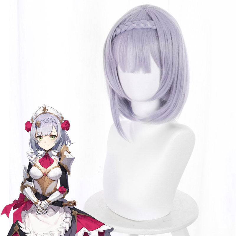 Genshin Impact Noelle Purple Cosplay Wig