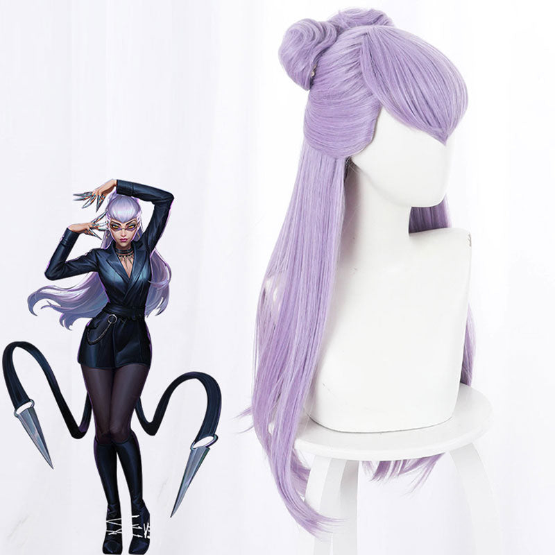League Of Legends LOL 2020 KDA K/DA Evelynn Purple Cosplay Wig