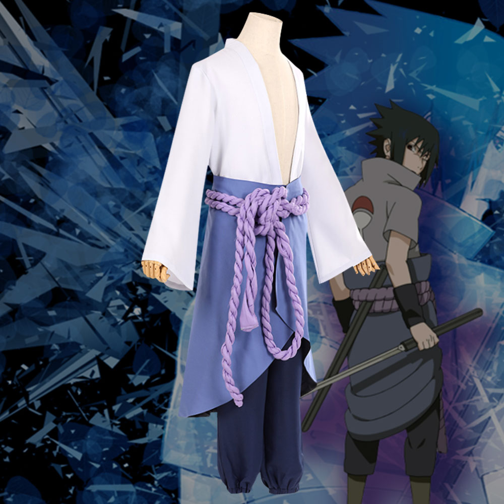 Sasuke Uchiha from Naruto Halloween Cosplay Costume - B Edition