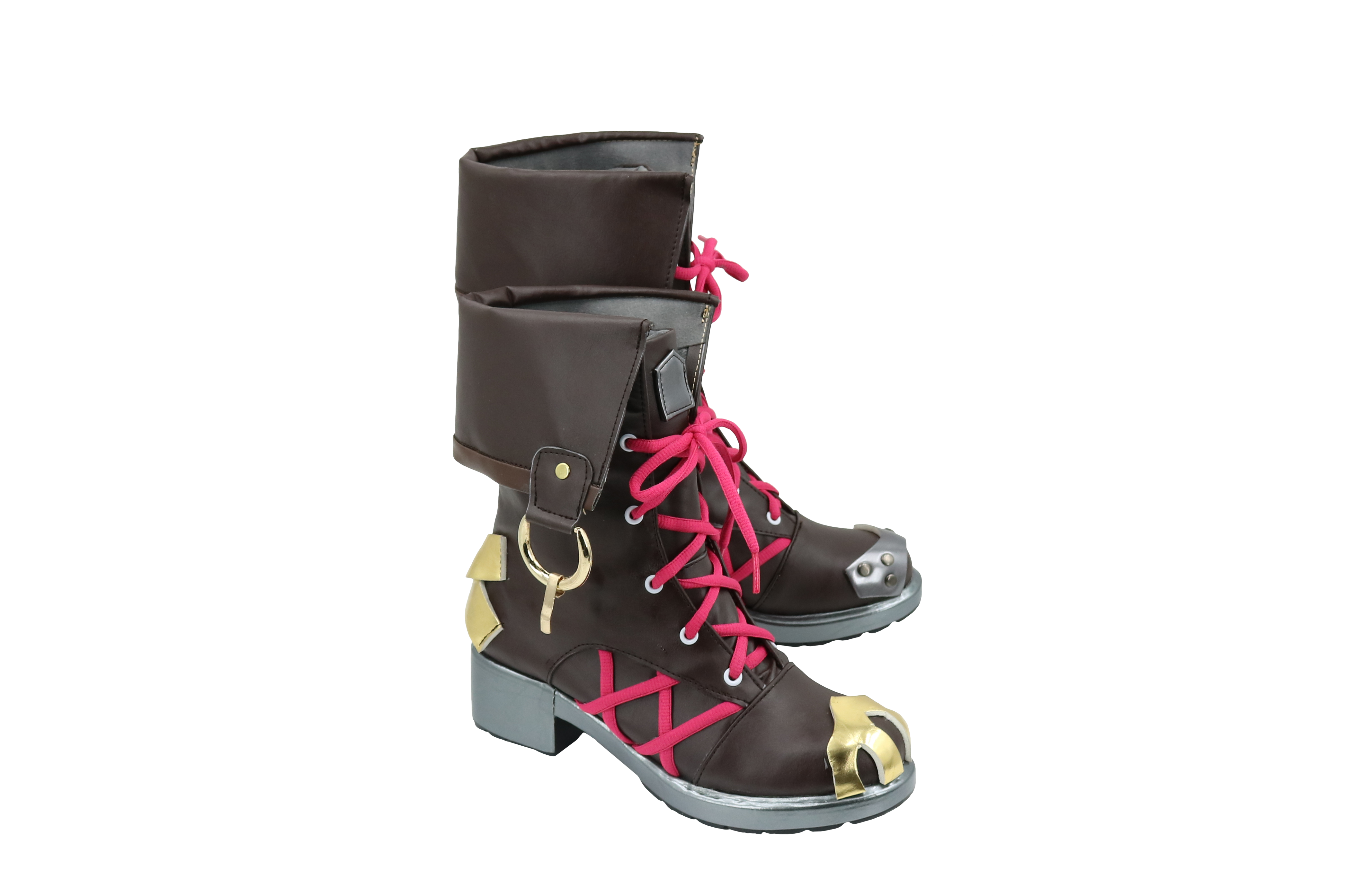 League of Legends LOL Arcane Jinx Brown Cosplay boots
