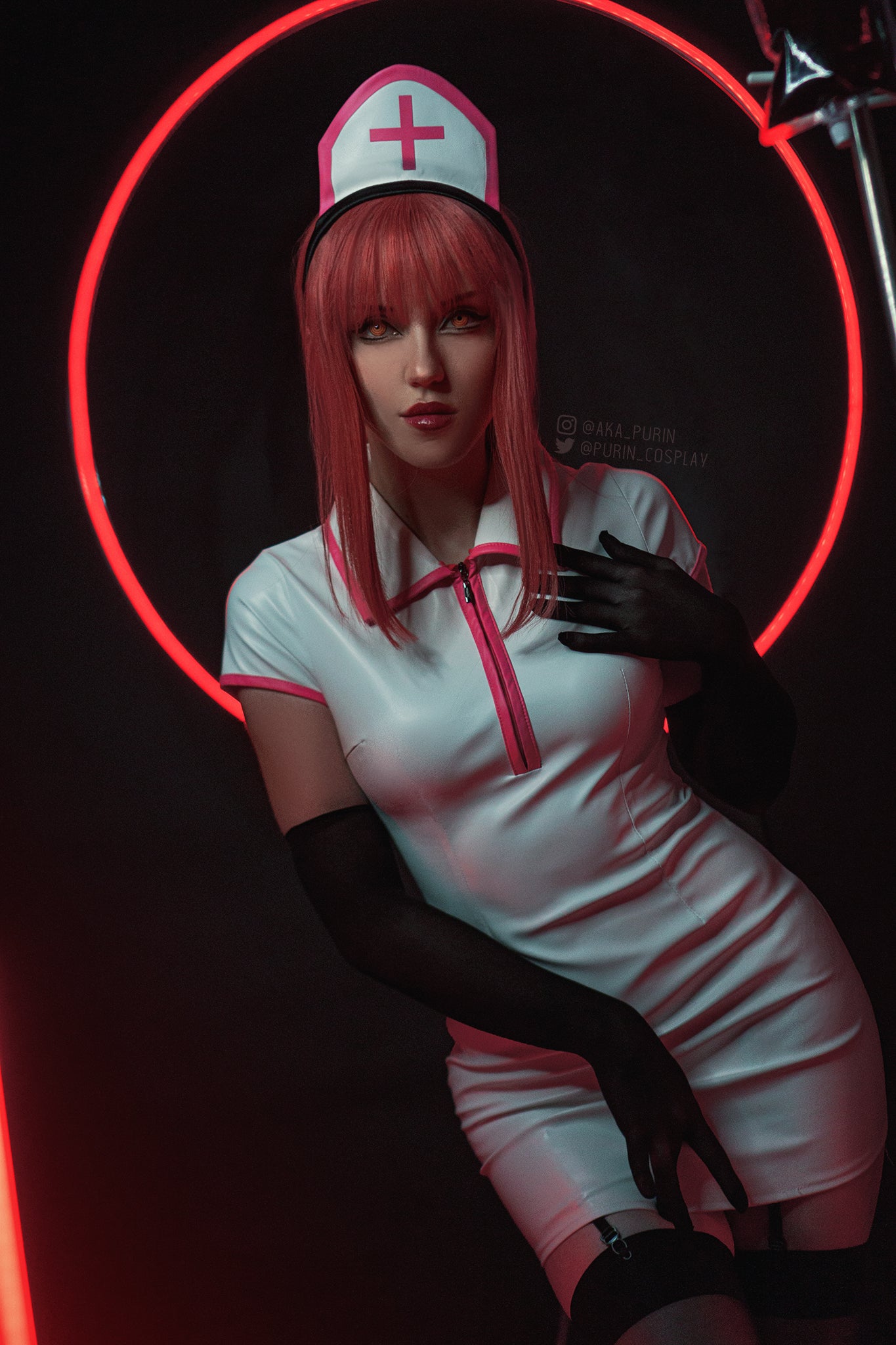 Chainsaw Man Power Makima Nurse Cosplay Costume