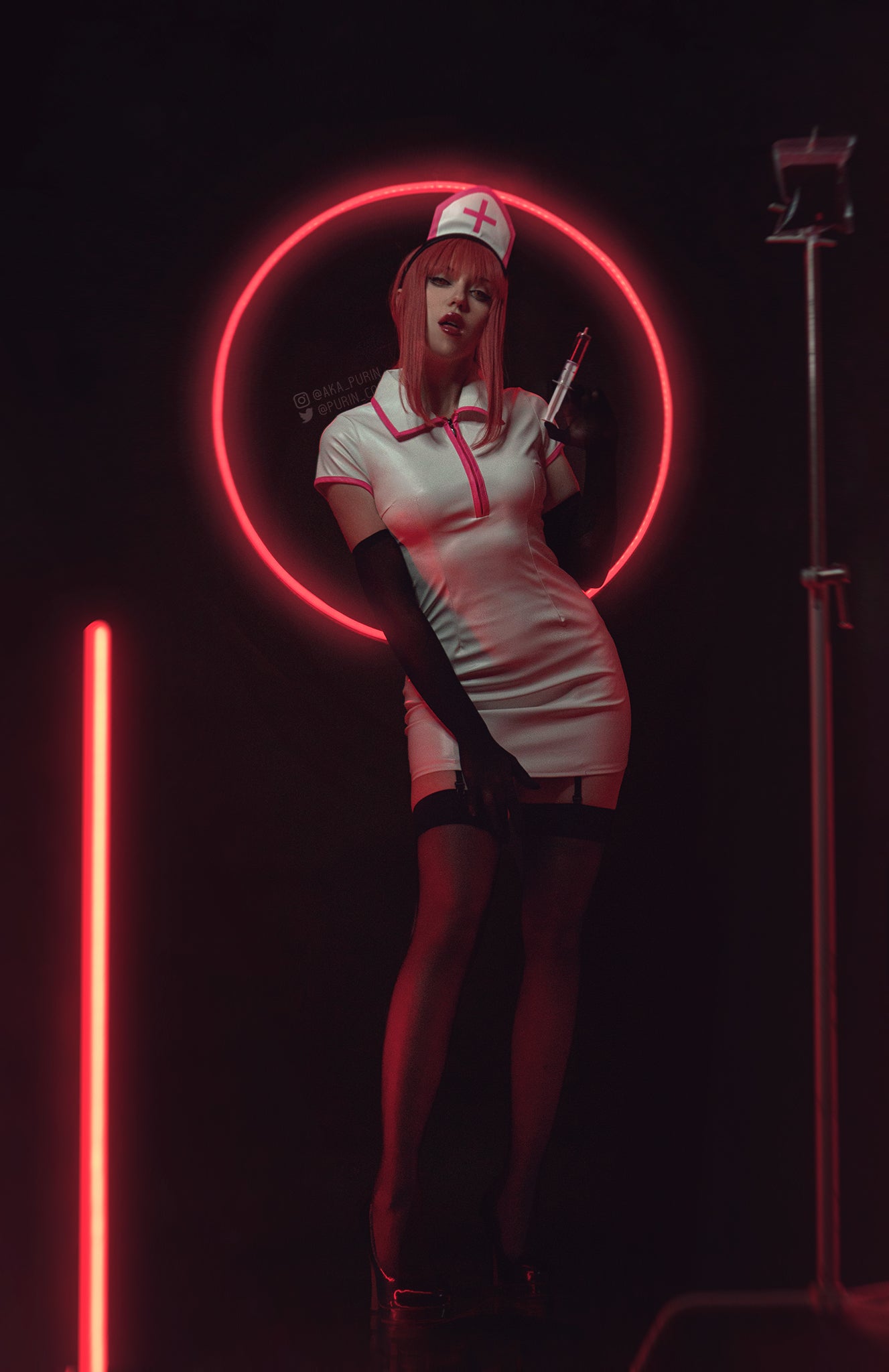 Chainsaw Man Power Makima Nurse Cosplay Costume