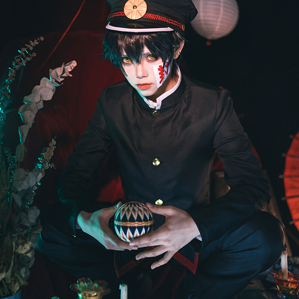 Jibaku Shounen Hanako-kun Hanako Yugi Amane Halloween Cosplay Costume