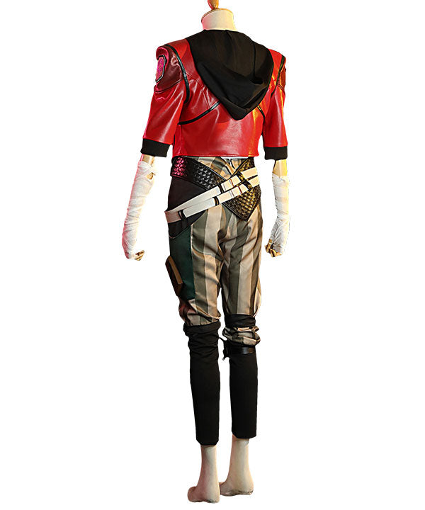 League of Legends LOL Arcane Vi Leather Version Game Cosplay Costume